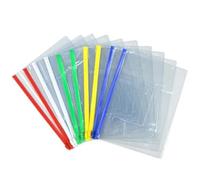 Carpetas de archivos, 10 unidades, bolsas de archivos, papelería, de plástico transparente, translúcido, para estudiantes, niños, tamaño A4/A5/A6, carteras para documentos (A4, 327 x 235 mm)