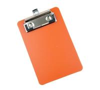 Carpetas de archivos, organizador portátil multifunción: mini soporte de plástico para colgar notas para el hogar, oficina, escuela, carteras de documentos (naranja)