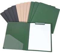 Carpetas de informes en formato A4 con clip giratorio, paquete de 12 unidades, dimensiones 30,7 x 23 cm, para la organización de la oficina