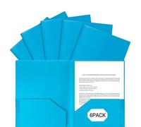 Carpetas de plástico con bolsillos y ranuras para tarjetas, documentos de tamaño carta para carteras, organizador de documentos escolares y presentación de oficina, archivo de múltiples bolsillos