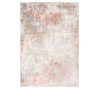 Carpeto Grande Alfombra Salón 200x300cm Crema Naranja Abstracto Suave | Alfombra para Dormitorio Comedor Oficina Beige Suelo Radiante Fácil de Limpiar Resistente a Detergentes Pelo Corto Sintético