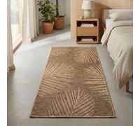 Carpetsale24 Alfombra para Interior y Exterior - Robusta, Resistente a la Intemperie y fácil de Limpiar, con Efecto de Yute Natural, Ideal para salón, Cocina, terraza, jardín y balcón, 80x150 cm
