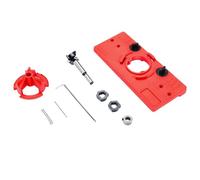 Carpintería 35 mm Bisagra oculta Jigs Set Taladro Jigs Guía de perforación Localizador Gabinete Herramientas Puerta Instalación Set