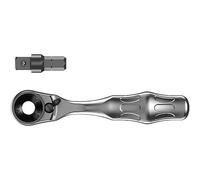 Carraca de cambio de bits Wera 2 piezas Zyklop mini 1/4 con adaptador de broca
