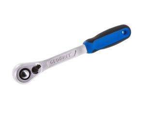 carraca Gedore de 1/2" con palanca de cambio y botón de bloqueo