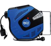 Carrete automático para cables, marca BGS technic, peso: 7,67 kg, diámetro: 455 mm, longitud del cable: 7671 mm