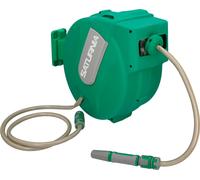 Carrete automático para manguera de jardín. Colector automático de mangueras, soporte para manguera de jardín para mangueras de 20 metros