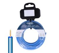 CARRETE CABLECILLO FLEXIBLE 1,5mm AZUL LIBRE DE HALÓGENOS 10m