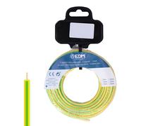 CARRETE CABLECILLO FLEXIBLE 2,5mm BICOLOR LIBRE DE HALÓGENOS 10m