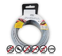 Carrete cablecillo flexible 2,5mm gris 10mts libre de halógenos
