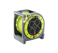 Carrete De Cable Masterplug PRO-XT 240V 13A 4-Enchufes 15m MSTHMU15134