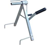 Carrete de manguera de acero inoxidable, resistente para bomberos, riego de jardín, plegable y portátil, con soporte de pared, soporte versátil para manguera de jardín (plata)