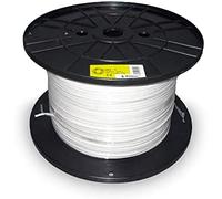 Carrete manguera 2x1mm plana blanca 500m (audio) (bobina grande Ø400x
