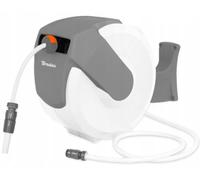 Carretera automática de pared BRADAS WHITE LINE con manguera de 1/2" - 20 metros y accesorios