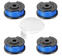 Carretes de Corte de Cuerda para RYOBI One+, 4 Piezas de Nailon recortador de Cuerda de Repuesto para Accesorios de jardín Reflex para cortadora de Cuerda de 18 V, 24 V, 40 V, RY40204, RY40220