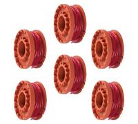 Carretes de recambio compatibles con Worx WG180 WG163 WG175 hilo de corte Ø1.65 mm 3 metros 6 carretes para cortadora de césped y recortadora de línea