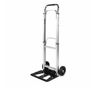 Carretilla de Mano Plegable con Ruedas | Carro de Carga Pórtatil con Asa Telescópica | Carrito Ligero y Compacto | hasta 100kg | Ideal Transporte de Cajas, Equipaje, Mudanzas, Almacén o Reparto