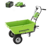 Carretilla eléctrica con ruedas Greenworks G40GC Garden Cart 40V - Motocarretilla - 4Ah/40V