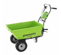 Carretilla eléctrica con ruedas Greenworks G40GC Garden Cart 40V - SIN BATERÍA NI CARGADOR