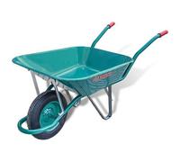 Carretilla obra verde 85 lt. rueda neumatica