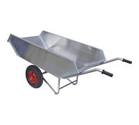 Carretilla universal, aluminio carga máx. 500 kg, 450 litros