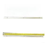 Carril de guía de aluminio T-ranura 300mm guía de aluminio liso T-Slot | Riel guía de ranura en T de aluminio de 300 mm, corte suave