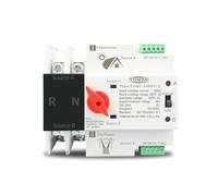 Carril Din 2P 3P 4P for PV e inversor, interruptores Selectores de transferencia automática doble potencia ininterrumpida 63A 100A 125A(1,125A)
