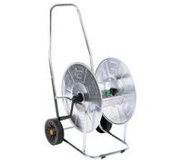 vidaXL Carrito carrete para manguera de 80 m 3/4" acero