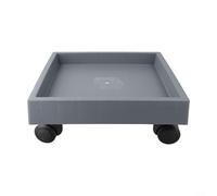 Carrito cuadrado resistente para macetas con ruedas, organizador para mover macetas de jardín al aire libre, base de soporte rodante para plantas grandes en maceta, bandeja móvil no requiere montaje