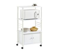 Carrito de cocina, estante de cocina, estante con ruedas, estantería de cocina, frg12-w sobuy es