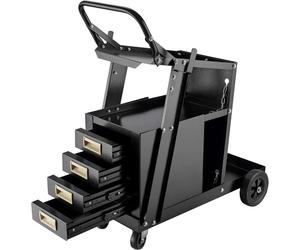 Carrito de herramientas Met con 4 cajones deslizantes - Laskar - Carrito para taller - Carrito para equipos de soldadura