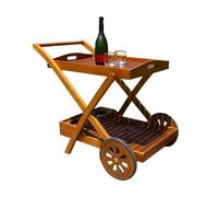 Carrito de madera con ruedas mod. Trolley bar