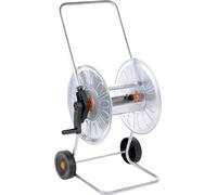 Carrito de rollo para manguera de 80 m 1/2" acero o 50 m 3/4"
