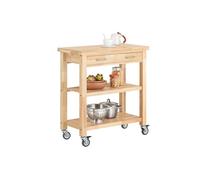 Carrito de server, estantería de cocina, carro de cocina,naturaleza 80 x 40 x 90cm fkw24-n sobuy 80 cm