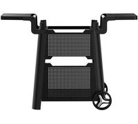 Carrito para parrilla eléctrica con 2 mesitas laterales plegables