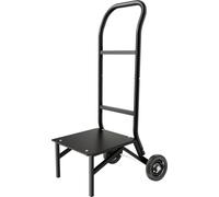 Carrito para sillas plegables con capacidad para 10 sillas, con una carga máxima de 150 libras, tipo carro con empuje