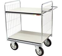 Carro con pisos ESD SERIE 300 HelgeNyberg, 2 pisos