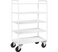 Carro con pisos KM41 Kongamek, 5 pisos con remate, L x A x H 955 x 550 x 1490 mm