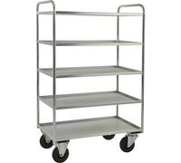 Carro con pisos KM41 Kongamek, 5 pisos con remate, L x A x H 955 x 550 x 1490 mm