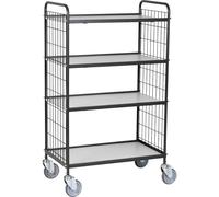 Carro con pisos para oficina L x A x H 830 x 510 x 1325 mm