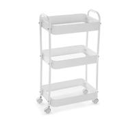 Carro de Almacenamiento de 3 Niveles con Ruedas - Organizador Multiusos para Cocina