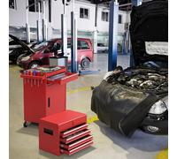 Carro de herramientas - Carro de almacenamiento - Carro para herramientas - Armario de taller - Módulo superior desmontable (2 en 1)