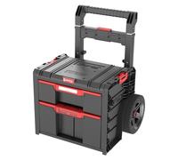 Carro de herramientas móvil - 2 cajones, impermeable - Capacidad de 21,5 litros - Polipropileno -