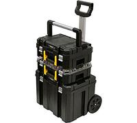 Carro de herramientas, STANLEY FATMAX PRO-STACK FMST1-80103, 3 módulos, sistema de almacenamiento de herramientas móvil, maletín de 14 litros, organizador de 7 compartimentos