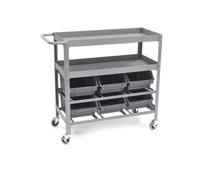 Carro de Herramientas Universal HBM con 6 Cajas de Almacenamiento