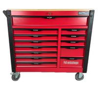 Carro de herramientas XXL con 12 cajones - 457 piezas - Rojo - Hierro