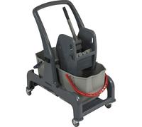 Carro de limpieza CombiX Sprintus, 2 cubos de 25 l