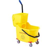 Carro de limpieza con cubo y exprimidor lateral