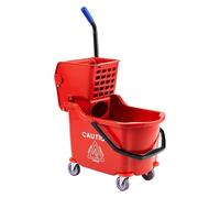 Carro de Limpieza con fregona, Prensa con Cubo de 32 L para Hotel