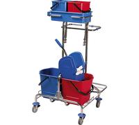 Carro de limpieza y de servicio L x A x H 750 x 650 x 1220 mm